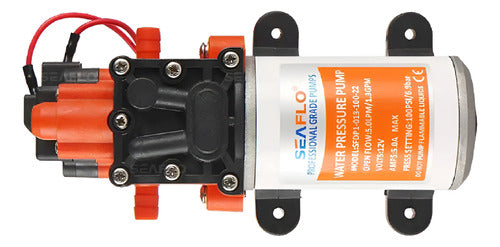Bomba de Pressurização 1,4 GPM 24V 5,1L/MIN 1,8A 100PSI 22S Seaflo