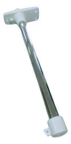 Mastro De Popa Barco Porta Bandeira 40 Cm Retrátil Branco
