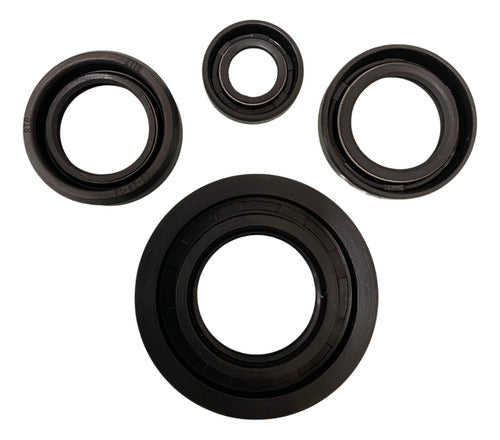 Kit Retentores Caixa Força Motor Popa Yamaha 9.9hp 15f/c