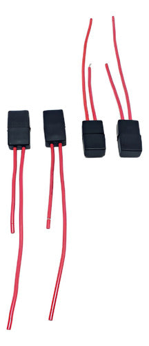 Kit 4 Porta Fusível Selado Nautico Tipo Mini Emborrachado