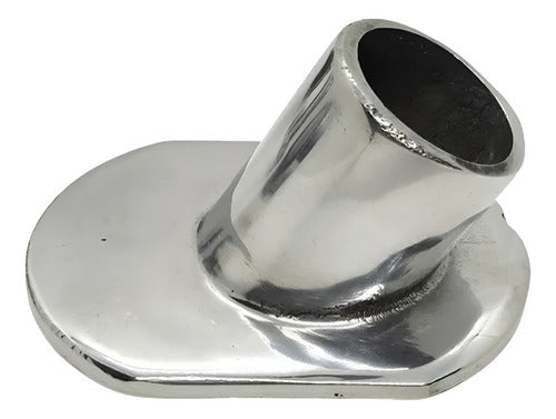 Base Fixação P/ Guarda Mancebo Inclinada 45° Lancha Barco Anmax