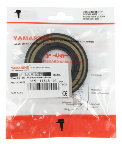 Retentor Labirinto Virabrequim Motor Popa Yamaha 15 Hp Fm