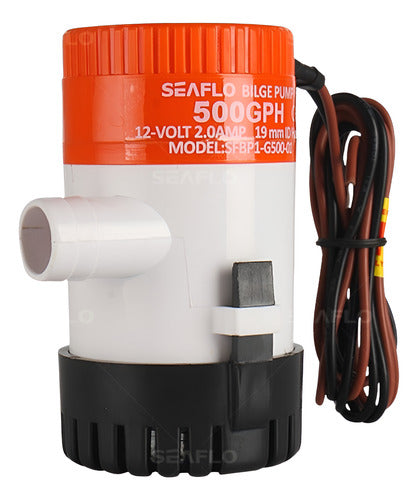 Bomba De Porão 500 Gph 1.890 Litro Por Minuto 12v Seaflo