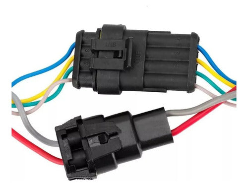 Farol De Busca Direcional C/ Controle 100w 12v Barco Lancha