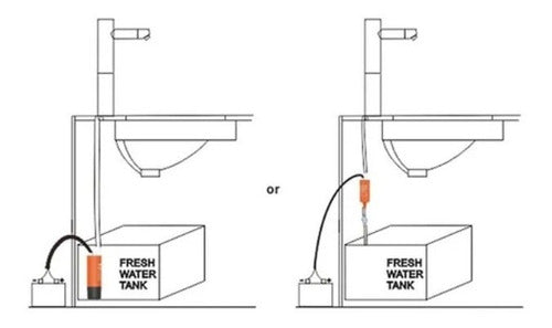 Bomba Submersível Linear Água Salgada Óleo 500gph 12v Seaflo