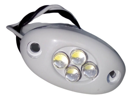 Luz Branca Cortesia Náutica Barco Lancha Led Arieltek
