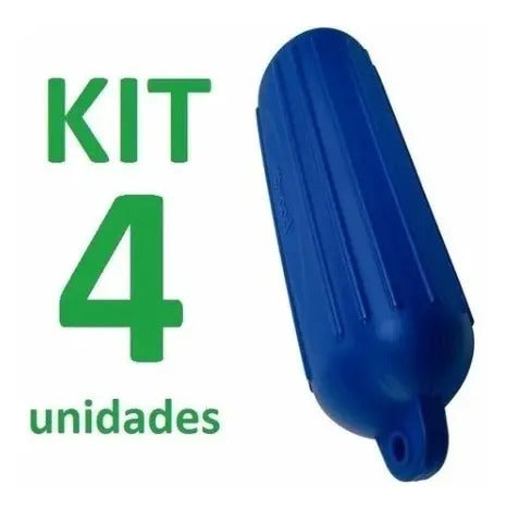 Defensa Náutica Inflável G3 13,75 X 50 Cm Azul Seaform 4 Un Azul