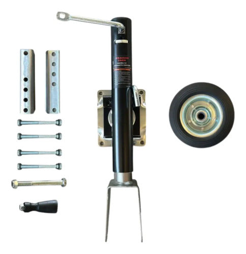 Pedestal Terceira Roda Carretinha Trailer Barco Lancha 454kg