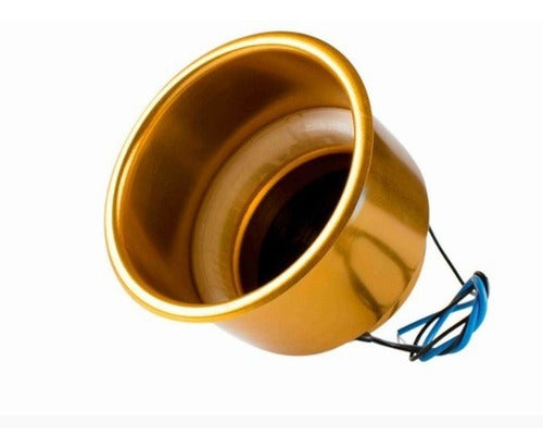 Porta Copo Iluminado Com Corpo Em Alumínio Bronze Arieltek