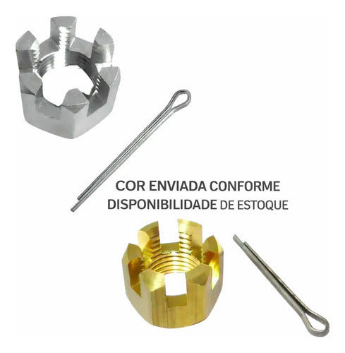 Porca Do Eixo Da Hélice Motor Popa Yamaha 15 Hp 20 Hp