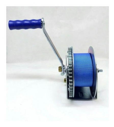 Guincho Para Carretinha De Barco Lancha Jetski 400kg C/ Cinta