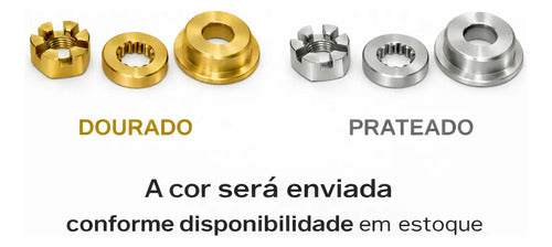 Kit Espaçador Encosto Porca Hélice Evinrude 9.9 / 15 Hp