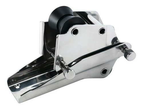 Lançador De Ancora Articulado Inox 327mm Lancha Barco