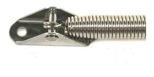 Mola Articulada Aço Inox Para Tampas 21cm Barco Lancha Geral