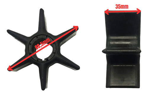 Rotor Da Bomba D'agua Para Motor Popa Yamaha  300 À 350 Hp