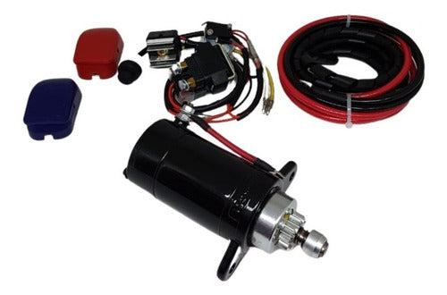 Kit Partida Eletrica Motor Popa Yamaha 25/30 Hp