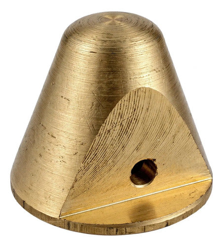Porca Cone Hélice Para Motor De Popa Yamaha 8hp Pinado Dourado