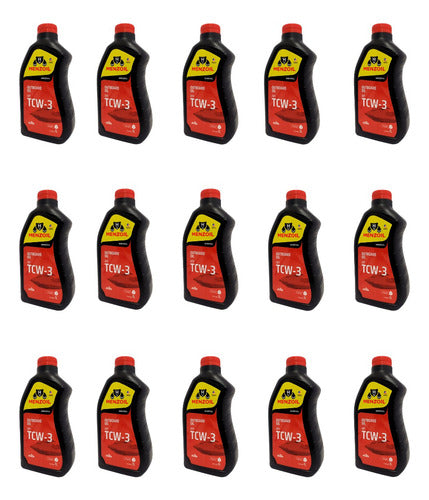 Óleo Menzoil Tcw3 Motor De Popa Barco Lancha 2 Tempos 15 L