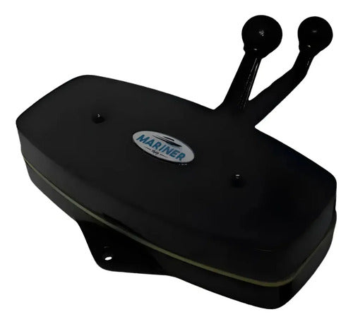 Comando A Distância Manete Motores Popa Yamaha + Cabo 10 Pés Cinza