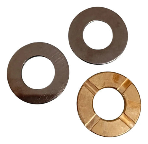 Kit Rolamento Axial Do Pinhão Motor Popa Yamaha 15hp Fm/dm