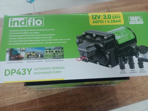 Bomba De Pressurização Automática Seaflo 3.0 Gpm 12v 60 Psi 12 Series 51 Seaflo