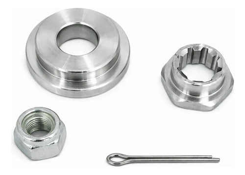 Kit Espaçador Encosto Porca Hélice Mercury Seapró 25 Hp