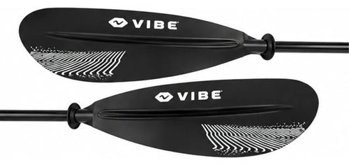 Remo Vibe Envolve De Aluminio 2 Pás Desmontável P/ Caiaque Preto