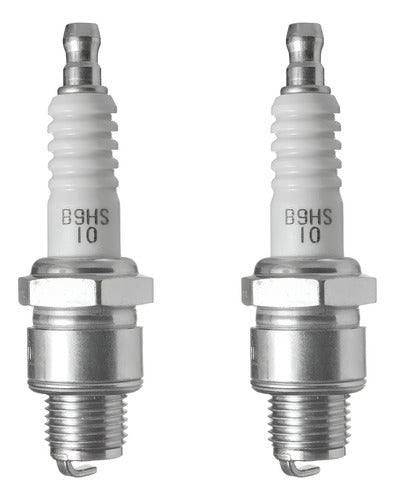 Kit 2 Velas De Ignição Ngk B9hs-10 Yamaha Mercury 9.8-140-200 Hp