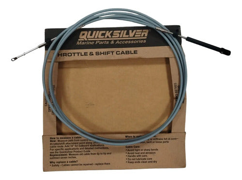Cabo Comando G1 Motor De Popa Mercury 16 Pés Quicksilver Cinza