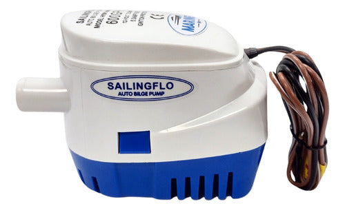 Bomba De Porão 600 gph Com Automático Embutido 12 v Sailingflo