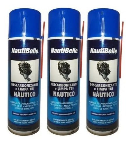 Descarbonizante Náutico Spray Nautibelle 300 Ml C/ 3 Un