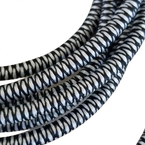 Kit 6 Alças + Corda Elastica Aranha 2,20m Para Caiaques Trançado
