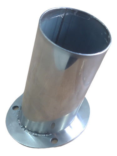 Par Porta Varas Caniço Curto Aço Inox 316 Inclinado S/ Tampa