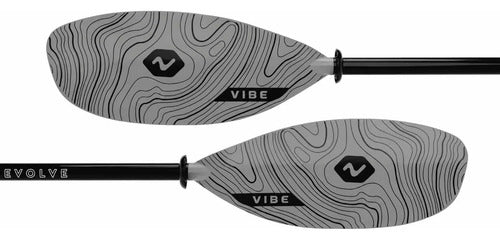 Remo Vibe Envolve Fibra Vidro 2 Pás Desmontável P/ Caiaque Cinza
