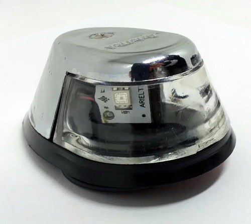 Luz Navegação Bicolor Proa Em Led Barco Lancha Arieltek