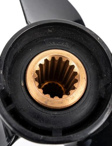 Hélice Motor Popa Para Suzuki 60/140hp Passo 13 X 19 Preto
