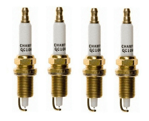 Kit 6 Velas De Ignição Champion Iridium Qc10wep Evinrude E-tec 40 250hp