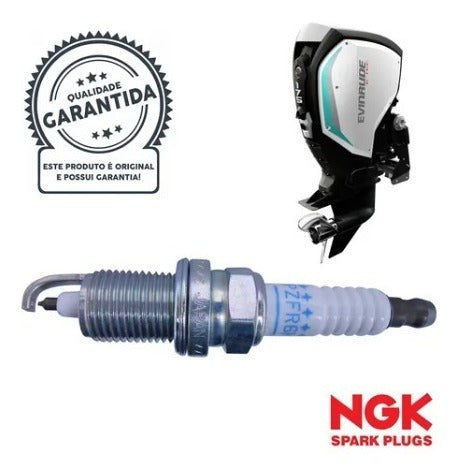 Kit 4 Velas De Ignição Ngk Pzfr6h - Cód.2007