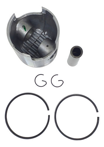 Pistão Completo Motor De Popa Yamaha 30hp 0,50 Vm/Bm