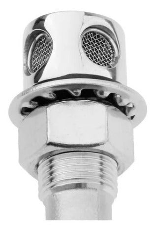 Respiro Reto P/ Tanque De Combustível 5/8 Aço Inox barco
