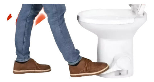 Vaso Sanitário Trailer Motorhome Gravidade C/ Pedal Seaflo