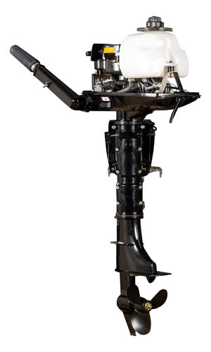 Motor De Popa Hidea 5 Hp 2t Com Partida Manual