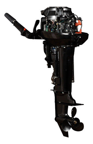 Motor De Popa Lancha Barco 2t Hidea Hd15fhs 15hp Rabeta 15