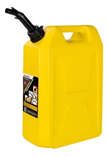 Tanque Galão Combustível 20 Litros Amarelo Original Seaflo