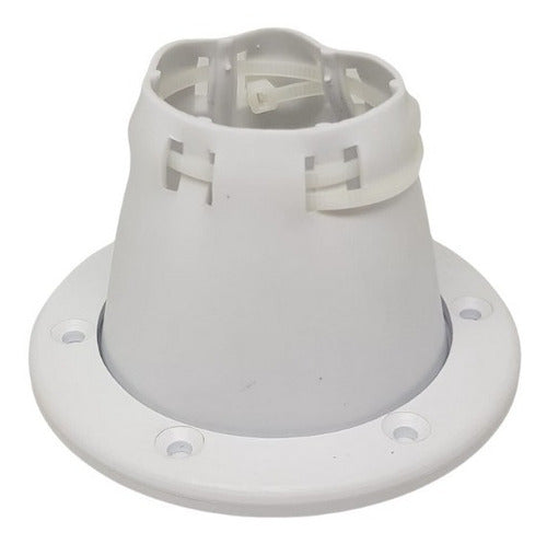 Coifa 2 Pol Furo 80mm Passa Cabo Ajustável Barco Lancha