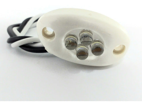 Luz Cortesia Náutica Barco Lancha Led Branco Arieltek 2 Unidades