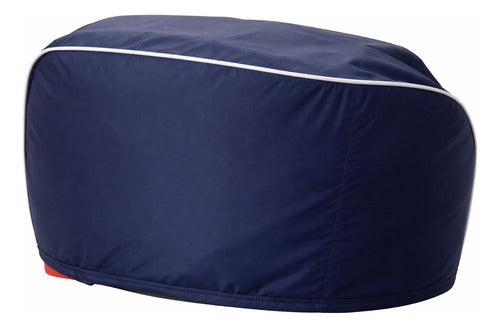 Capa De Capô Motor De Popa Yamaha  150 Hp 4t Azul-marinho