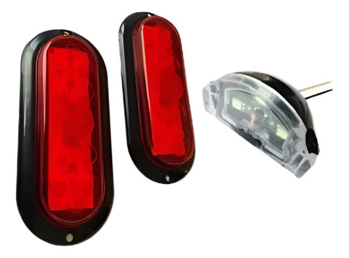 Lanterna De Led Carretinha Carreta Reboque Barco Jet Ski