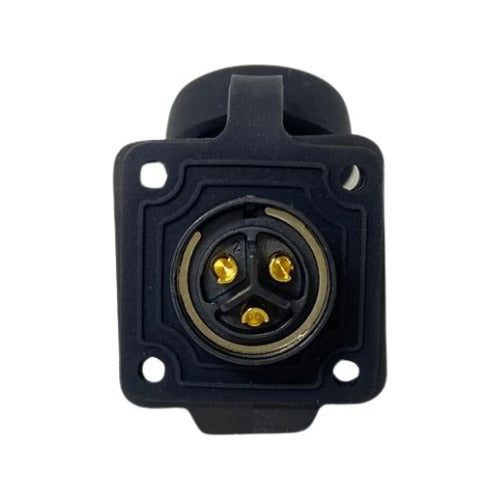 Plug Conexão A Prova D'água 3 Pinos Soquete Lp M16