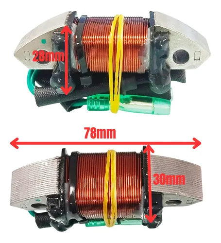 Bobina De Carga Para Motor Popa Yamaha 25hp À 30hp  2 Tempos